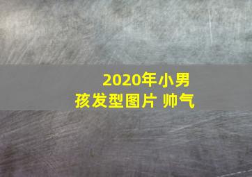 2020年小男孩发型图片 帅气